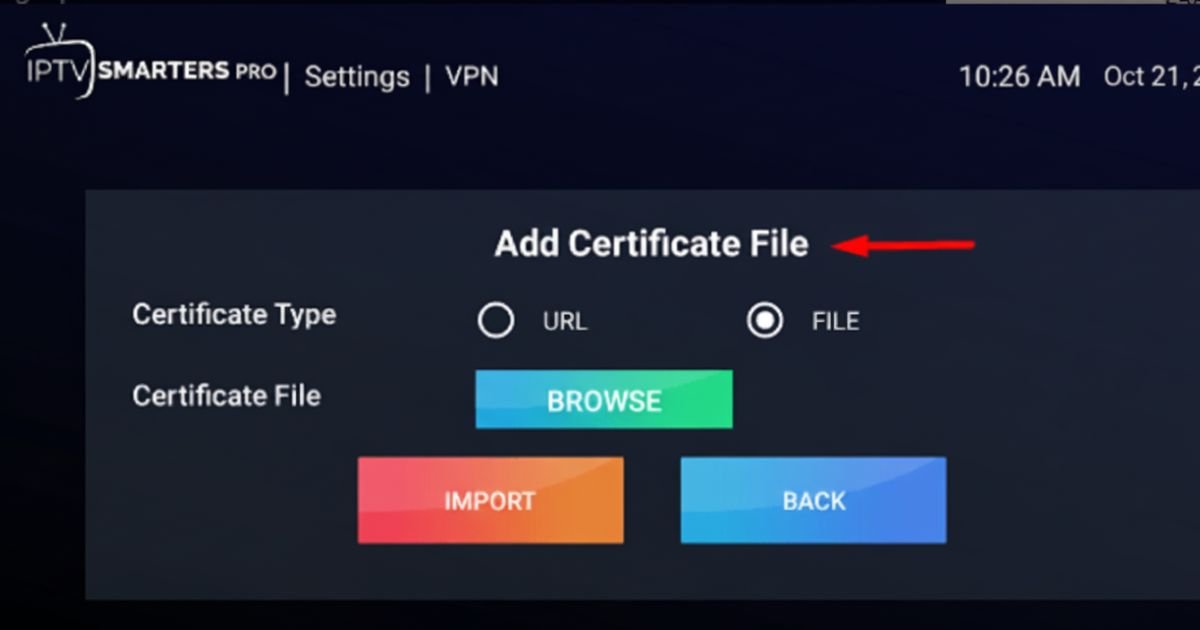 How to Setup VPN IPTV Smarters App 