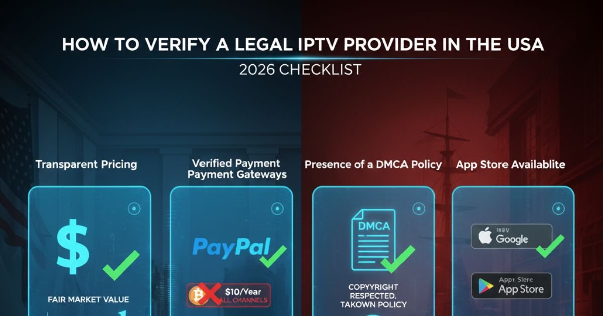 How to Verify a Legal IPTV Provider in the USA?