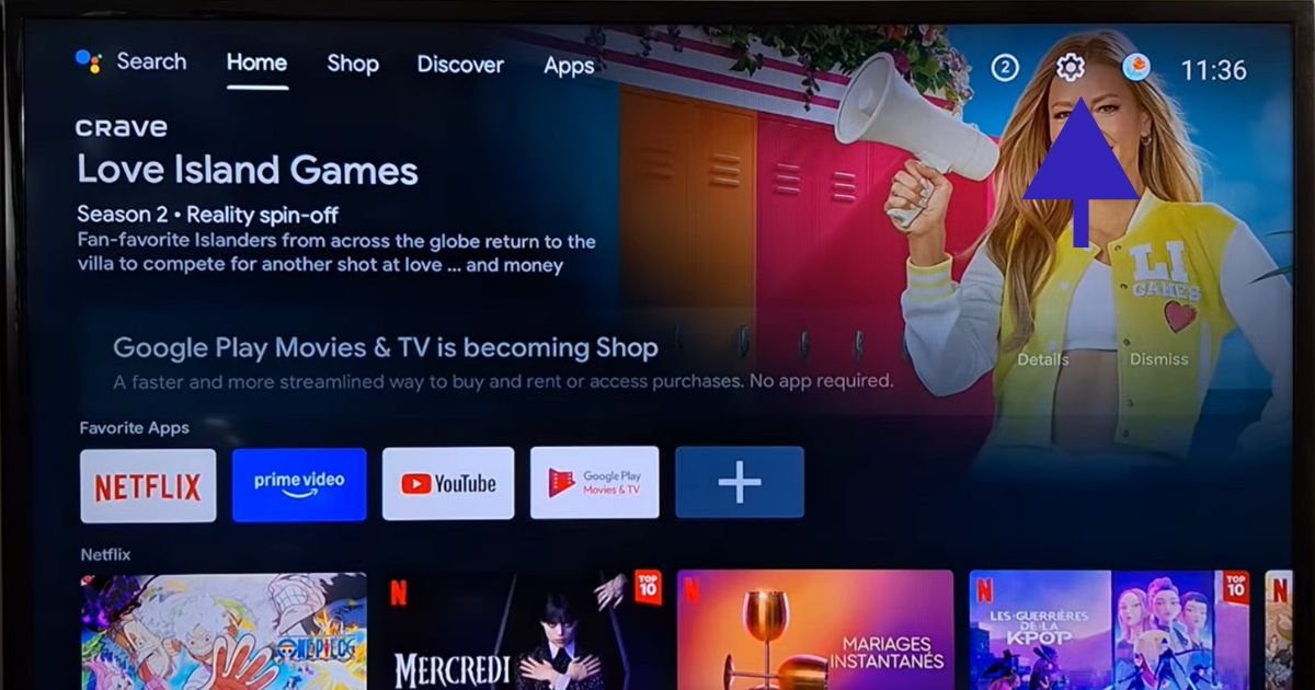 Reset IPTV App | setting icon in the firestick 
