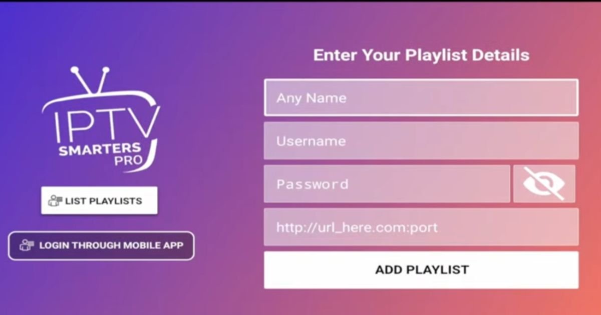 Enter your username and password to install IPTV Smarters Pro on Google TV using the popular Xtream Codes API method.