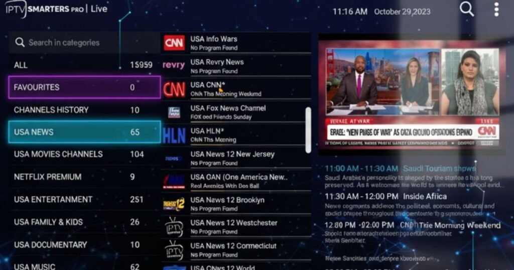 Top IPTV Subscription 2025 for USA Users | Official IPTV Smarters Pro