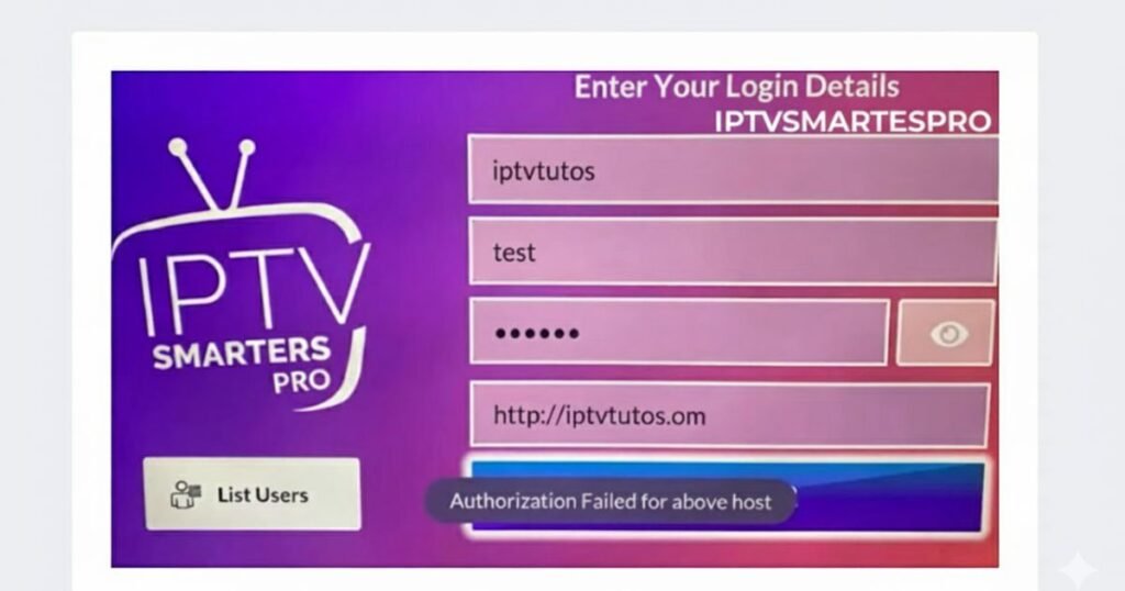Authorization failed for above host