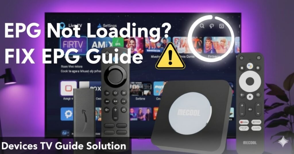 IPTV Smarters Pro EPG failed