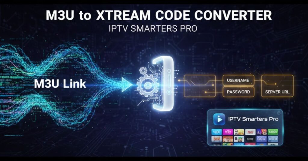 M3U to Xtream Code Converter