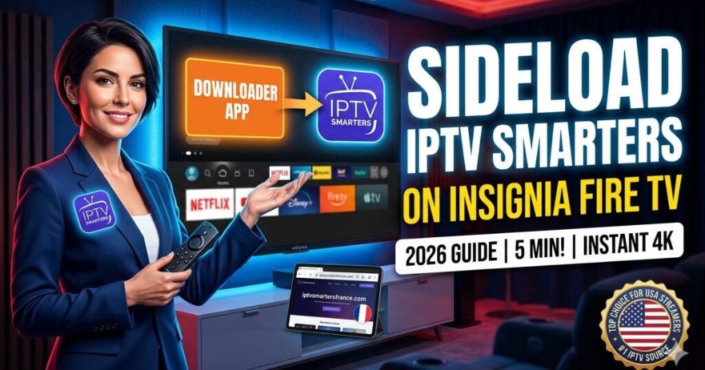 Sideload IPTV Smarters on Insignia Fire TV