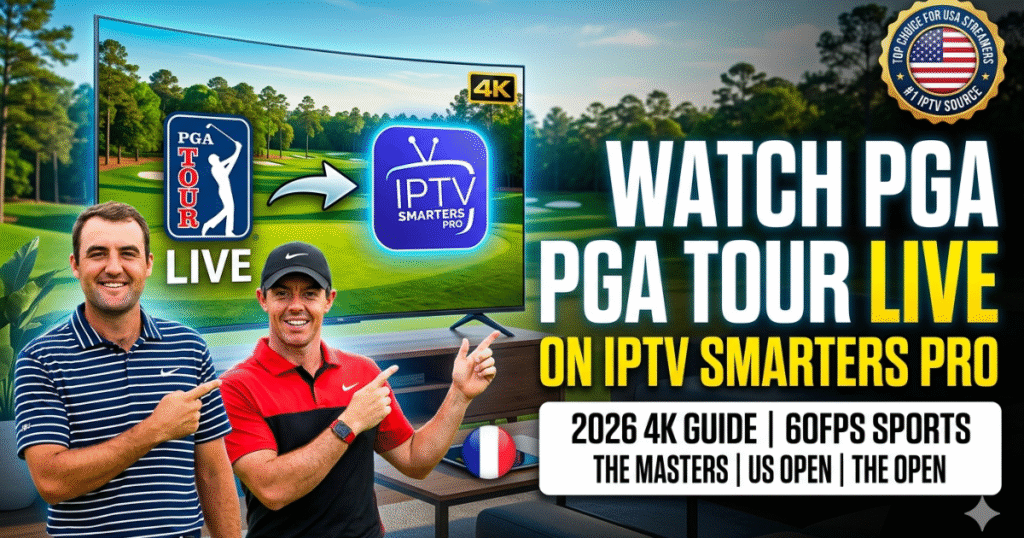 Unlock the ultimate golf experience in 2026. Learn how to watch PGA Tour live on IPTV Smarters Pro in flawless 4K 60FPS. Bypass blackouts, optimize settings, and watch every major championship with zero buffering.