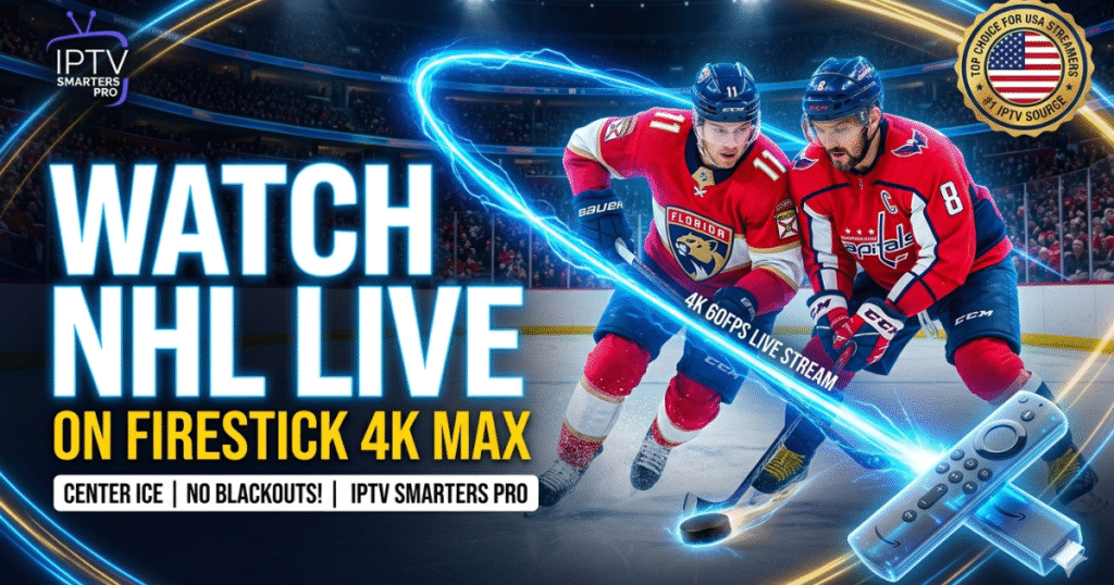 Live Stream NHL Center Ice 4K on Firestick